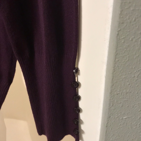 Wine color sweater. - Picture 2 of 2